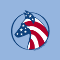 Malinois Circle Head with Flag