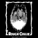 Rough Collie Woodcut